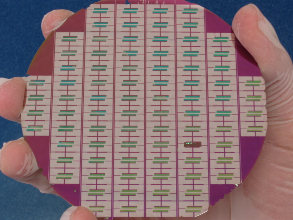 tranche avec des nanocalorimètres